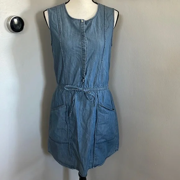 tommy bahama denim dress Denim by Tommy Bahama Denim Blouson Dress XS